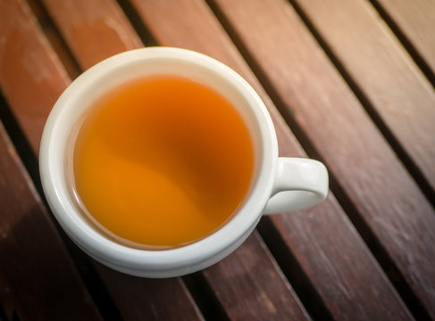 Cup of hot tea.