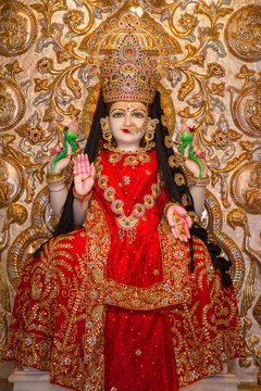 Temple deity Ashapura Mataji temple, Katraj road, Pune. Maharashtra