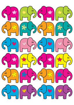 Elephant pattern