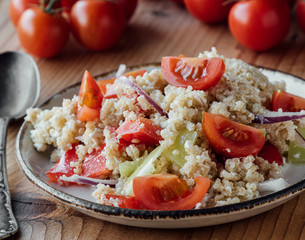 healthy quinoa salad