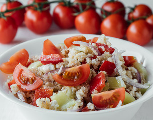 healthy quinoa salad