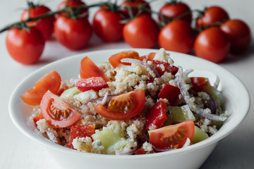 healthy quinoa salad
