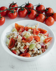 healthy quinoa salad