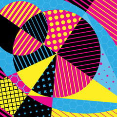 Abstract colorful geometric design. Vector illustration. Can be used for advertising, marketing, presentation.