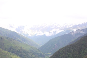 mountains in the tsunta district of Dagestan