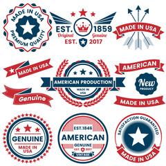 America Vector label for banner © toonsteb