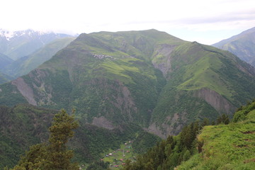 Fototapeta premium mountains in the tsunta district of Dagestan
