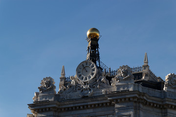 Obraz premium Detail of the bank of spain
