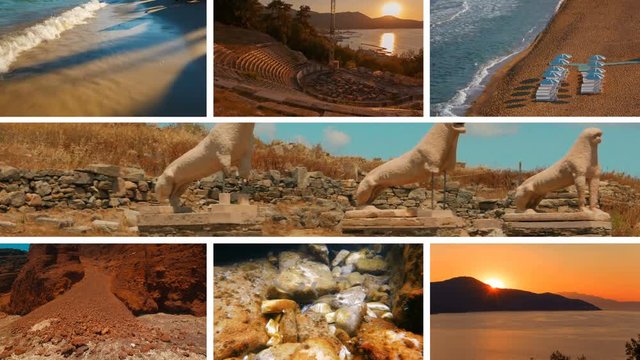 The Greece Collection - A video postcard of some of the most famous landmarks in Greece, including the islands of Mykonos, Santorini, Thassos and Delos