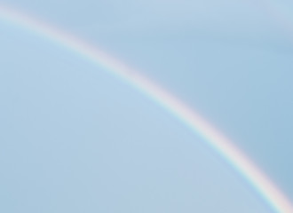 Rainbow In Sky