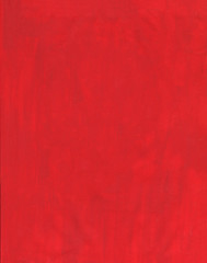 Surface covered with a thin layer of red  acrylic paint