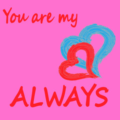 paper heart for Valentantine's day,symbol of love