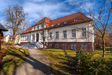 Fototapeta na wymiar Historische Gebäude in Prenzlau
