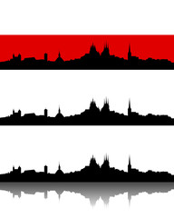 Fototapeta premium Panorama von Erfurt