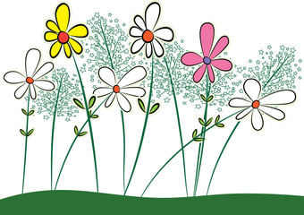 Obraz premium flower background