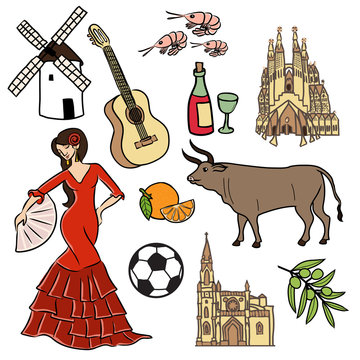 Symbols and sign of Spain