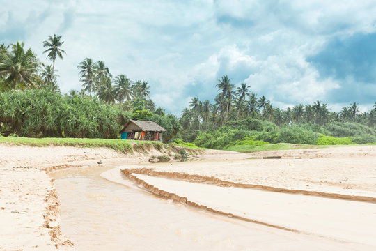 Balapitiya, Sri Lanka - Traditional living at the beach