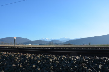 railway in the désert