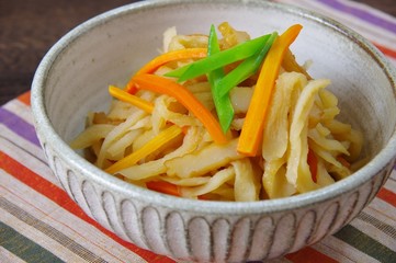 和食　切り干し大根の煮物　Japanese food