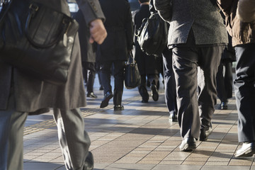 Obraz premium 東京の通勤イメージ