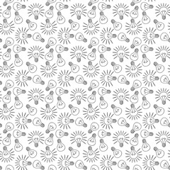 Obraz premium Illustrated seamless pattern