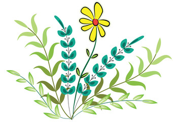 daisy flower design background