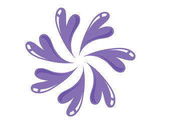 heart shape icon design