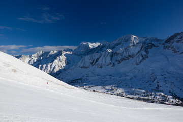 Panoramic mountain view, Passo Tonale, Italy