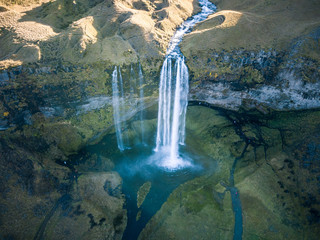 Fototapeta na wymiar Waterfall Iceland