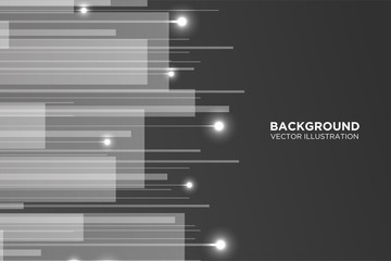 Lines composed of glowing backgrounds, abstract vector background