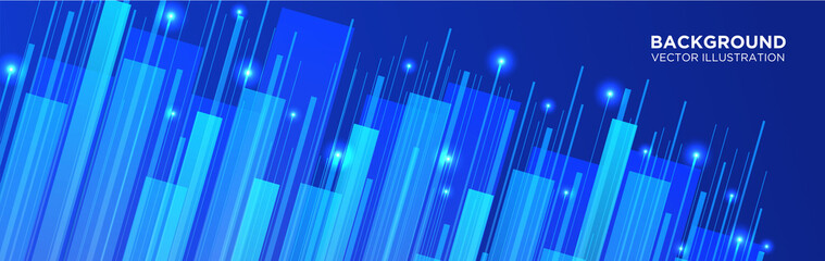 Obraz premium Lines composed of glowing backgrounds, abstract vector background