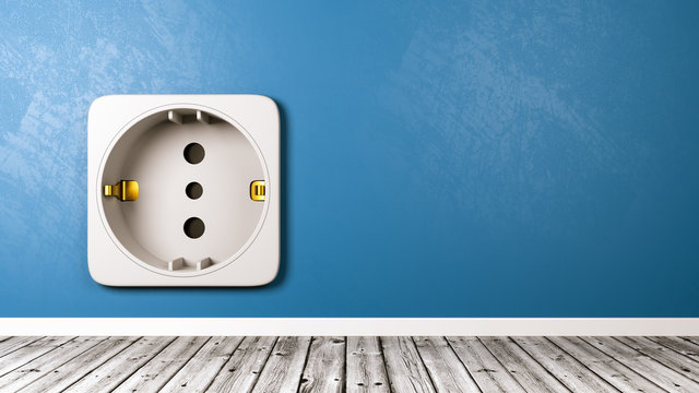 Electrical Outlet in the Room Close-up