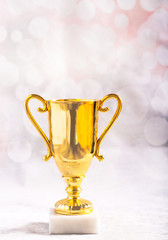 Golden trophy