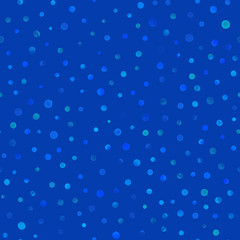 Watercolor confetti seamless pattern. Hand painted adorable circles. Watercolor confetti circles. Indigo scattered circles pattern. 252.