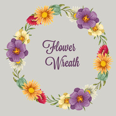 wreath of flower