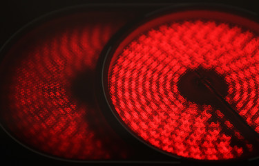 Hot electric hob