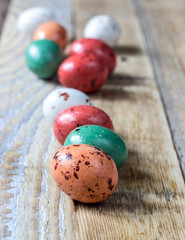 mini candy covered eggs in various colours