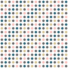 pastel colored seamless dotted pattern