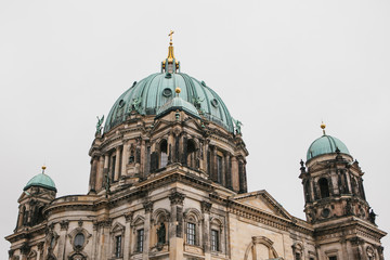 The Berlin Cathedral is called Berliner Dom. Beautiful old building in the style of neoclassicism...