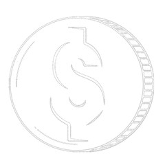 Coin. Vector Illustration