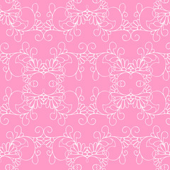 Seamless abstract floral pattern. Modern vector graphic.