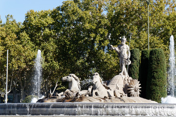 Detail of the neptune fountain