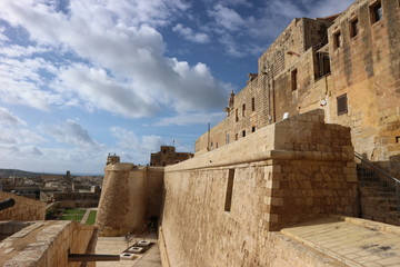 View to Citadella of Rabat, Gozo, Malta