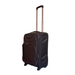 a suitcase with wheels