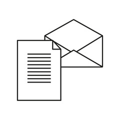New letter envelope icon