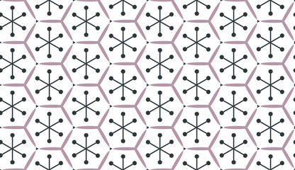 Ancient Geometric pattern in repeat. Fabric print. Seamless background, mosaic ornament, ethnic style. 