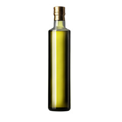 bottle of olive oil on a white background isolation