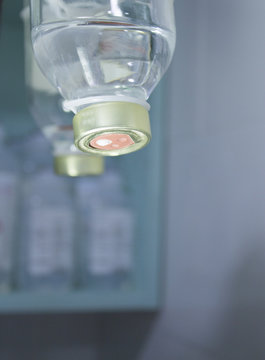 Physiological serum in the operating room