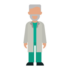 Doctor avatar cartoon icon vector illustration graphic design