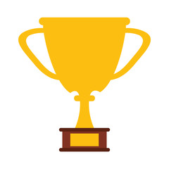 Trophy cup symbol icon vector illustration graphic design